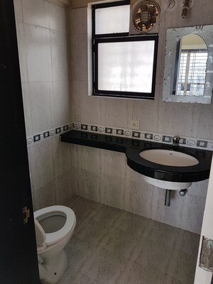 Bathroom in 3 BHK Apartment at Nyati Enclave, Mohammadwadi – for Rent
