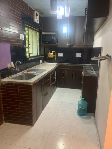 Kitchen in 1 BHK Apartment at Katwaria Sarai – for Rent