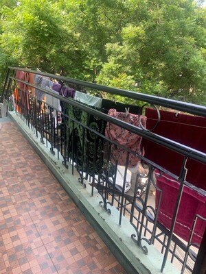 Balcony in 1 BHK Apartment at Katwaria Sarai – for Rent