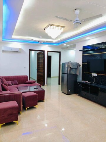 Living Room in 3 BHK Builder Floor at Chattarpur – for Rent