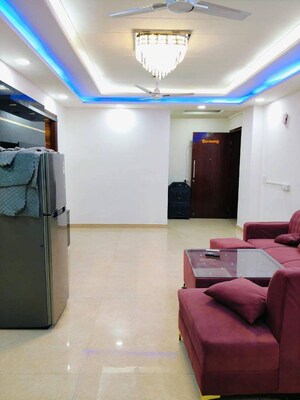 Living Room in 3 BHK Builder Floor at Chattarpur – for Rent