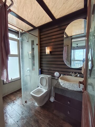 Bathroom in 3 BHK Apartment at Tata Serein, Pokhran Road No Two – for Rent
