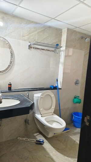 Bathroom in 2 BHK Apartment at Paranjape Blue Ridge, Hinjewadi – for Rent