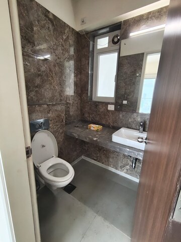 Bathroom in 2 BHK Apartment at LnT Crescent Bay T3, Parel – for Rent