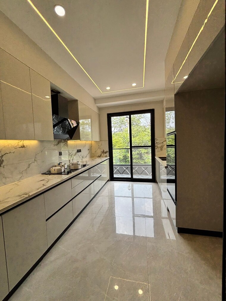 Kitchen, aradhya-homes 3.5 Bedroom 300 Sq.Yd. Builder Floor In Sector 67a Gurgaon 9274036