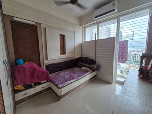 Bedroom in 3 BHK Apartment at Progressive Group Highness, Sanpada – for Rent