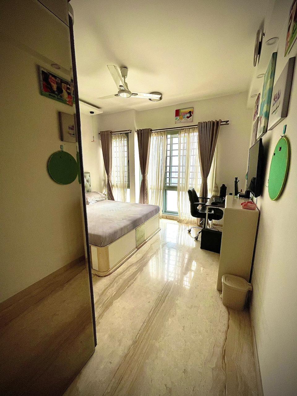 2 BHK + Pooja Room Apartment For Rent in Dev Leo Tower