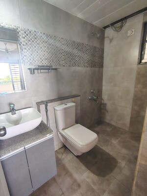 Bathroom in 2 BHK Apartment at Rohan Abhilasha, Wagholi – for Rent