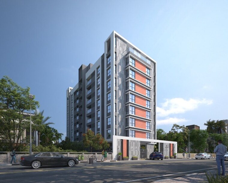 Exterior View, tej-navya 3 Bedroom 1223 Sq.Ft. Apartment In Erandwane Pune 9274107