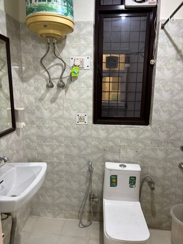 Bathroom in 2 BHK Builder Floor at Sushant Lok I – for Rent