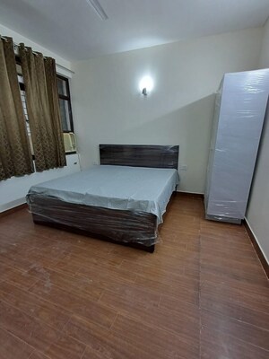 Bedroom in 2 BHK Builder Floor at Sushant Lok I – for Rent