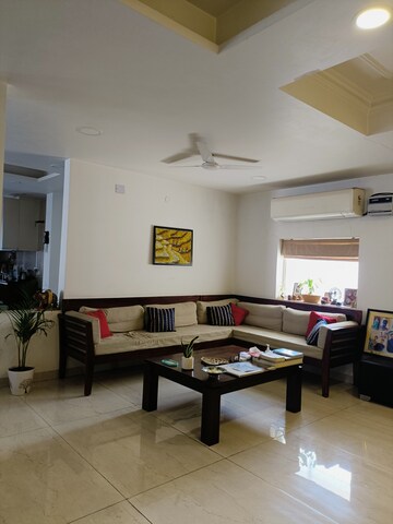 Living Room in 4 BHK Apartment at Vasant Kunj – for Sale
