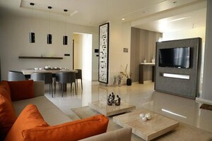 Living Room in 3 BHK Apartment at Pharande Puneville, Punawale – for Sale