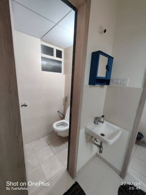 Bathroom in 1 BHK Apartment at Adi W 57, Wakad – for Rent