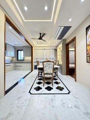 Dining area in 3 BHK Apartment at Nirman Nagar – for Sale