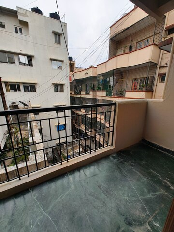 Balcony in 2 BHK Builder Floor at Akshaya Enclave New Thippasandra, New Thippasandra – for Rent