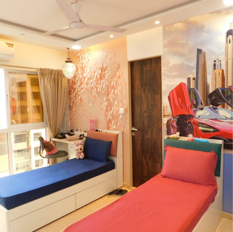 Bedroom, platinum-life 3 Bedroom 900 Sq.Ft. Apartment In Munshi Nagar Mumbai 9274296