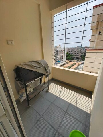Balcony in 2 BHK Builder Floor at White Pearl Apartments Kaggadasapura, Kaggadasapura – for Rent