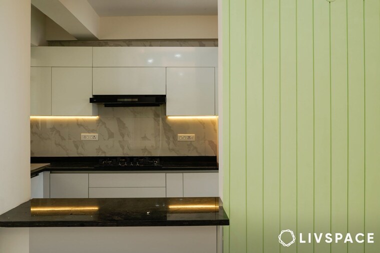 Kitchen, parklands 3 Bedroom 2250 Sq.Ft. Builder Floor In Sector 85 Faridabad 9274313