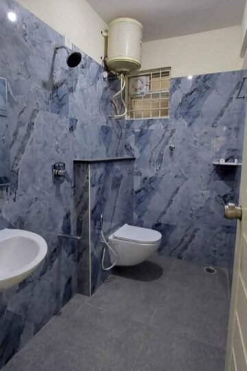 Bathroom in 2 BHK Builder Floor at Shreya Homes Kaggadasapura, Kaggadasapura – for Rent