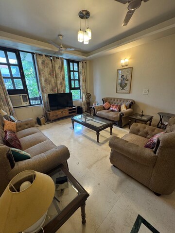 Living Room in 3 BHK Apartment at SPR Elysia, Sector 82 – for Rent
