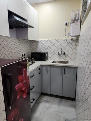Kitchen in Studio Builder Floor at Sector 40 – for Rent