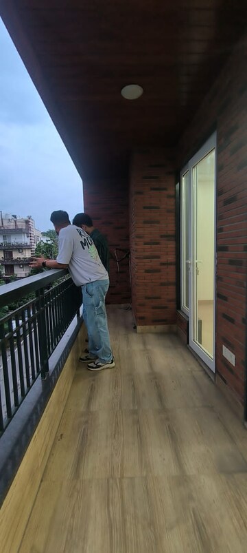 Balcony in 3 BHK Builder Floor at Chittaranjan Park – for Rent