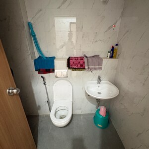 Bathroom in 2 BHK Apartment at Lodha Codename Premier, Mangaon – for Rent