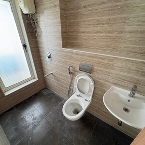 Bathroom in 2 BHK Apartment at Lodha Codename Premier, Mangaon – for Rent