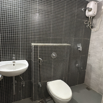 Bathroom in 2 BHK Apartment at Lodha Lakeshore Greens, Hedutane – for Rent