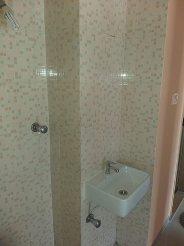 Bathroom in 1 BHK Apartment at Trimbak Towers, Cbd Belapur Sector 15 – for Sale