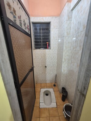 Bathroom in 1 BHK Apartment at Rutu Estate, Brahmand – for Rent