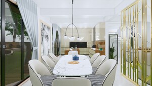 Dining area in 3 BHK Villa at Fortune Cosmos Hestia, Sarjapur Road – for Sale