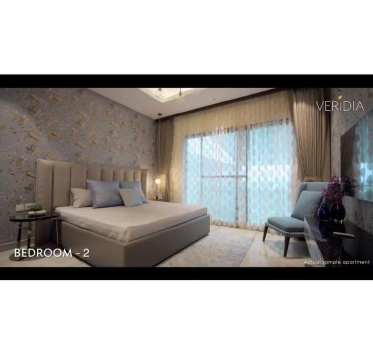 Master Bedroom, uchdpl-veridia-oakwood-enclave 4 Bedroom 2385 Sq.Ft. Apartment In Wave City Ghaziabad 9274570