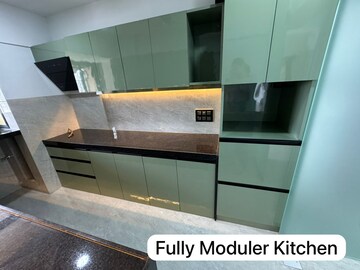 Kitchen in 1 BHK Apartment at Silver Arch Eden woods, Andheri West – for Rent