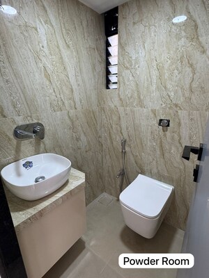 Bathroom in 1 BHK Apartment at Silver Arch Eden woods, Andheri West – for Rent