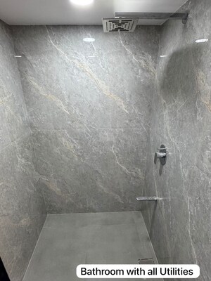 Bathroom in 1 BHK Apartment at Silver Arch Eden woods, Andheri West – for Rent