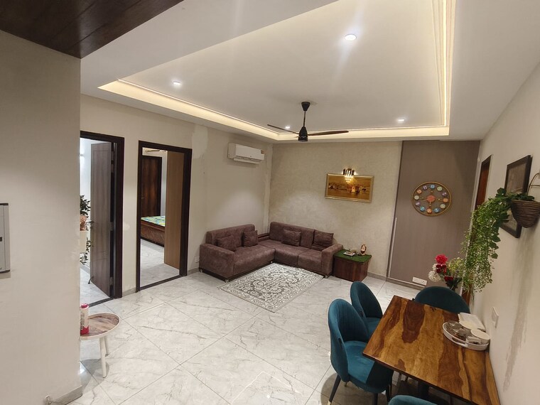 Living Room, hlp-palmillas 3 Bedroom 1650 Sq.Ft. Builder Floor In Vip Road Zirakpur 9274630