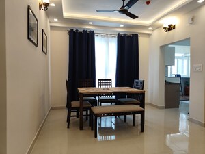Living Room in 3.5 BHK Apartment at Pashmina Waterfront, Old Madras Road – for Rent