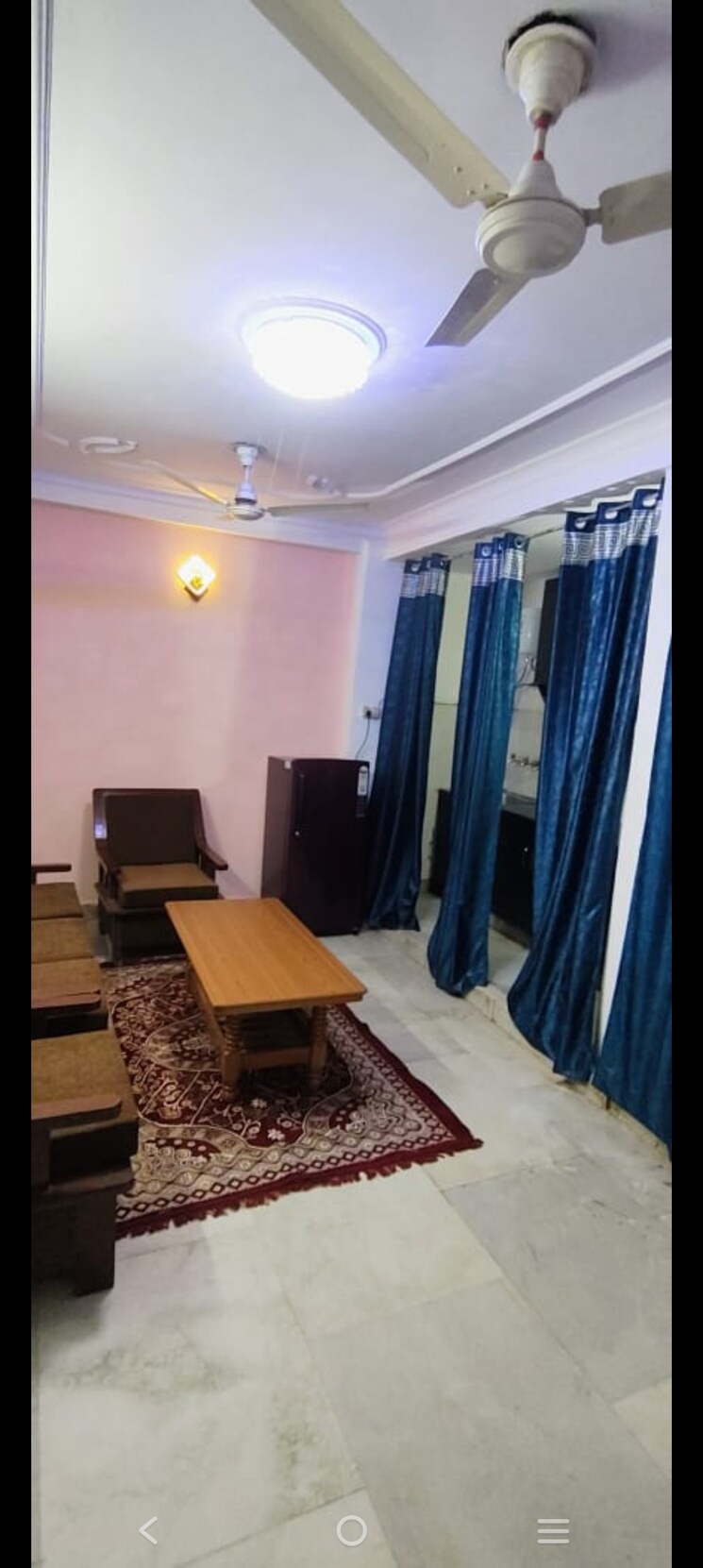 Living Room, saket 1 Bedroom 450 Sq.Ft. Builder Floor In Saket Delhi 9274681