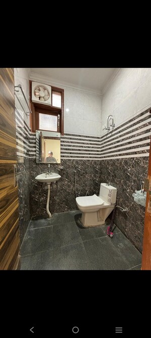 Bathroom in 2 BHK Builder Floor at Saket – for Rent
