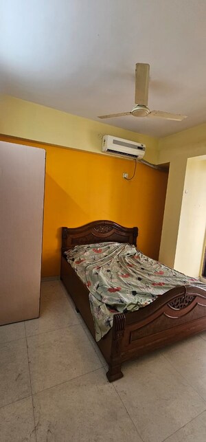Bedroom in 1 BHK Apartment at Sunshine Willows, Ghansoli – for Rent