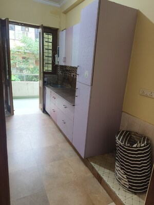 Balcony in 2.5 BHK Builder Floor at RBC II, Sushant Lok I – for Rent