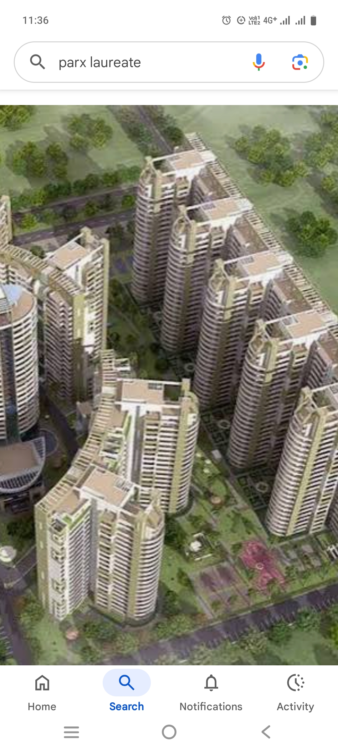 3 BHK + Pooja Room,Servant Room,Study Room Apartment For Rent in Parx Laureate