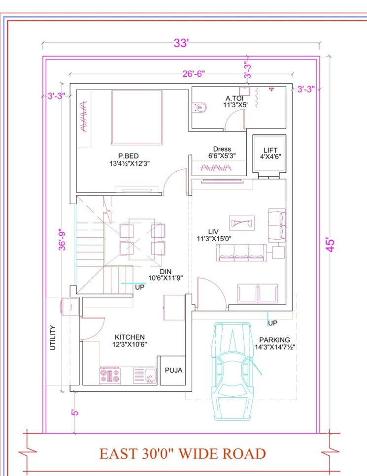 Floor Plan, adibatla 4 Bedroom 3221 Sq.Ft. Villa In Adibatla Hyderabad 9274857