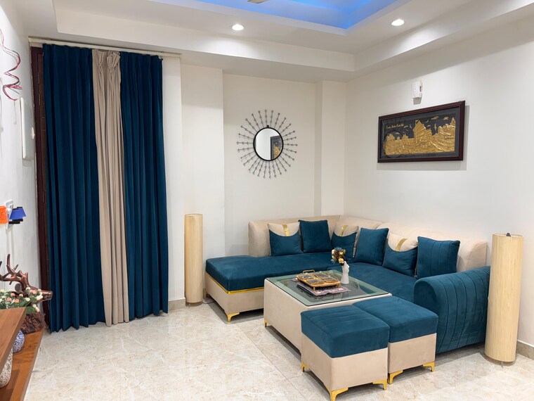 Living Room, sector 12a 2 Bedroom 1050 Sq.Ft. Builder Floor In Sector 12a Gurgaon 9274890