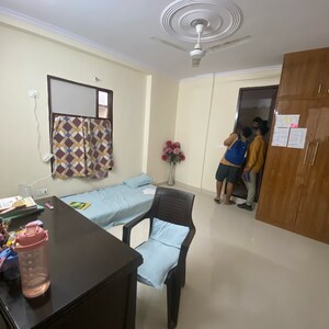 Living Room in 1 BHK Builder Floor at Chattarpur – for Rent