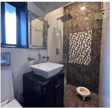 Attached Bathroom in 2 BHK Apartment at Rohit Apartments, Andheri West – for Rent