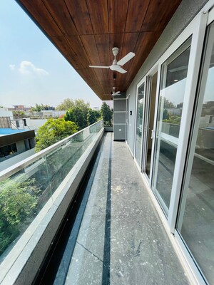 Balcony in 4 BHK Builder Floor at Saket – for Rent