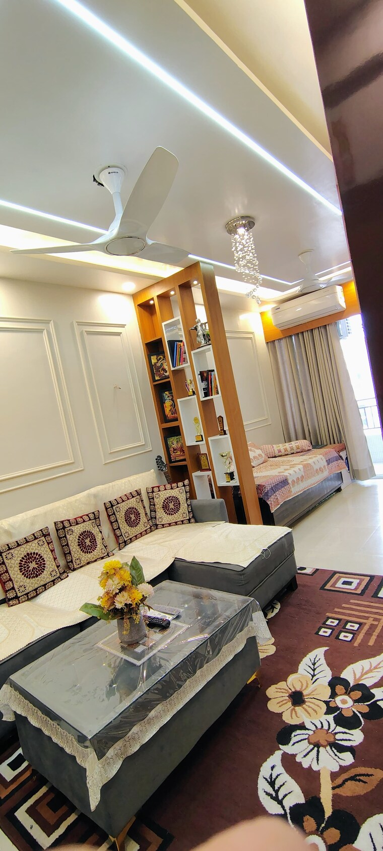 Living Room, signature-global-proxima 2 Bedroom 665 Sq.Ft. Apartment In Sector 89 Gurgaon 9275072